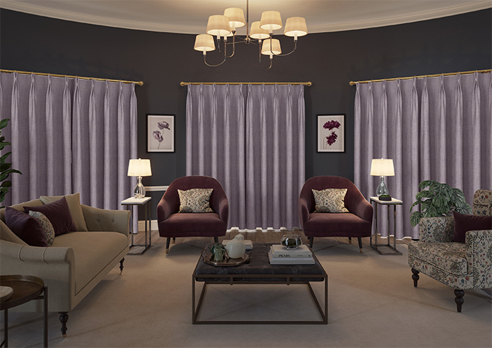 Rhea, Grape - Made to Measure Curtains - Image 15